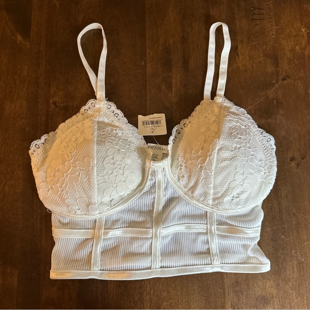 Windsor‎ Bra Corset Medium Ivory Lace Sexy Bridal Romantic Honeymoon Lingerie